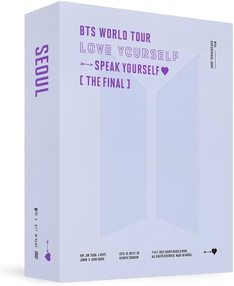 Amazon.com: BTS [2 Gift} WORLD TOUR LOVE YOURSELF SPEAK